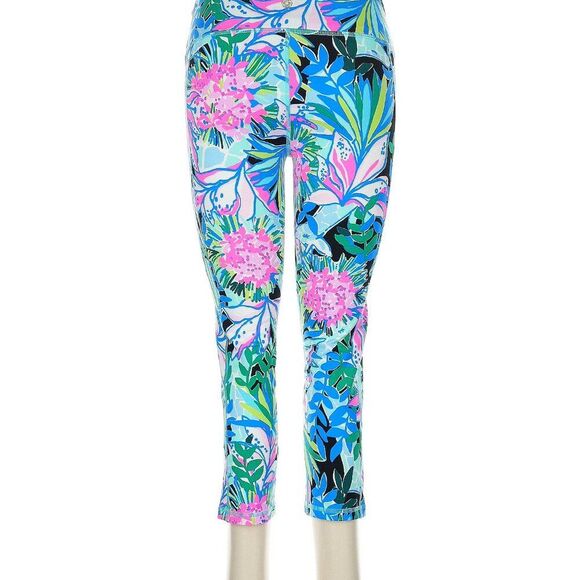 Lilly Pulitzer Luxletic 21" Weekender Legging You Me and Giraffee M - Picture 2 of 5